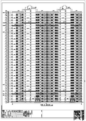 某35层剪力墙结构住宅楼建筑设计施工图研究